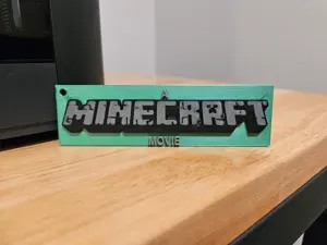 Minecraft keychain