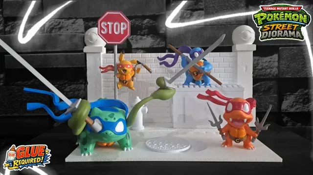 Teenage Mutant Ninja Pokemon Street Scene Diorama — Фото 7 из 9
