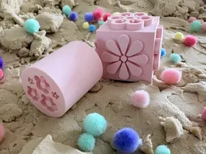 Flower Stamp Cube