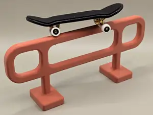 Fence Grind Trick Rail Fingerboard Skate
