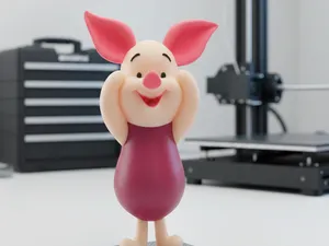 Piglet (Winnie the Pooh) - Easy Multi-Color Print