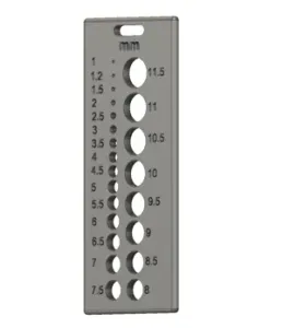 Drilling Tool, Metric Hole, 23 Holes