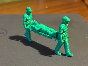 1/35 diorama miniature - paramedics stretcher
