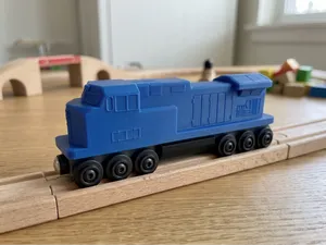 CSX Style CM44AH Locomotive for Wood Train Tracks