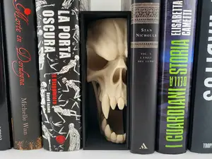 Skull Book Nook Realistic Horror Insert for 3D