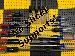Toolgrid TPU Screwdriver Holder with locating pins