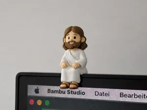 Mini Jesus – Sitting on Monitor or Shelf