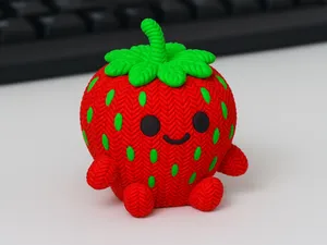 Knitted Strawberry
