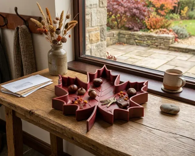 Maple leaf catch-all tray - Autumn decoration — Фото 6 из 10