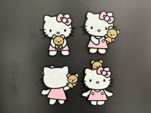 Four Colour 4色 HelloKitty 冰箱贴1（需要AMS）