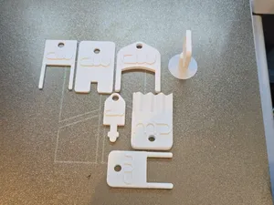 Dispenser keys for various popular dispensers