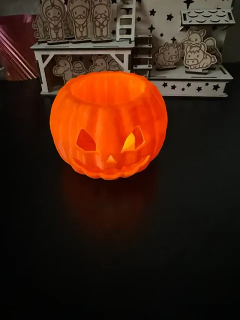 JACK O LANTERN PLA look at description! TEA CANDLE — Фото 3 из 9