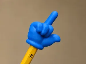 Pointing Hand (Pencil/Pen)