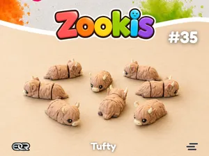 Zookis - Tufty (highland cow) #35