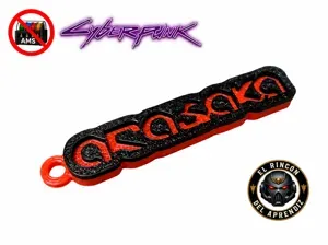 Arasaka Llavero / Keychain Ciberpunk 2077 /NO AMS