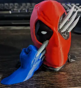 Deadpool and Wolverine bust or headset holder