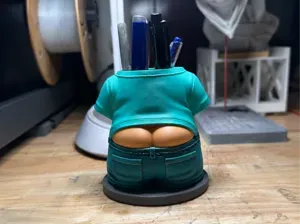Proctologist Pencil Holder Desk Organizer