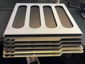Build Plate Storage Rack Box Tray - Print In Place