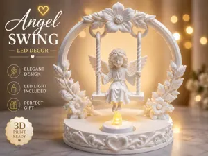 Angel Swing LED Decor
