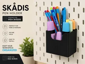 IKEA SKÅDIS Pen Holder – Pencil & Tool Organizer