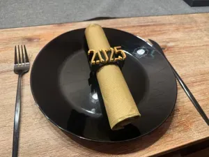 New Year 2025 Napkin Ring