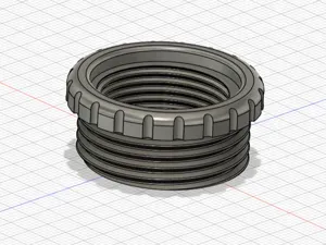 Garden Hose 1" to 3/4" Adapter