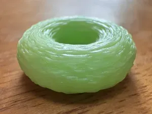 EDC Donut - Glow Zipper Pull for Paracord