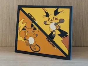 Raichu X Y Hueforge & Frame
