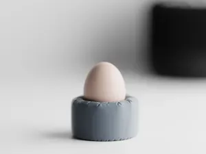Cozy Inflated Egg Cup – Soft, Stylish, Functional!