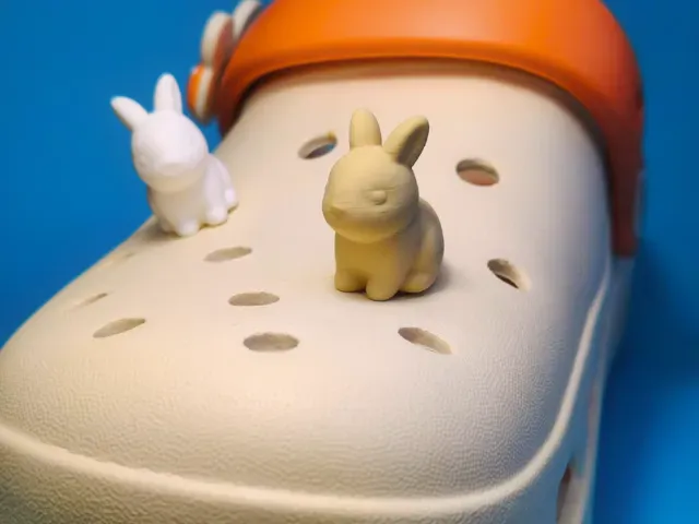 Rabbit croc charm (Jibbitz) — Фото 3 из 3
