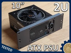 10 inch Rack 2U: ATX PSU