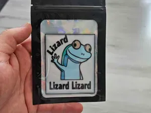Lizzard Lizzard Meme Fridge Magnet Disney