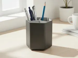 Pen Holder, Organizer, Hexagon