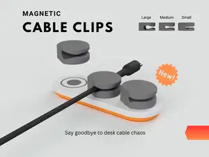 Ultimate Magnetic Cable Clips Holder