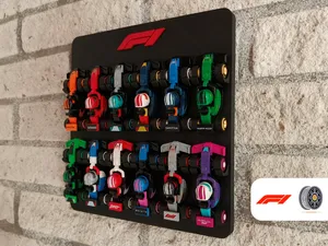 F1 LEGOs Mini Collectible Cars Wall Mount | AMS