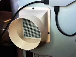 X1 and P1 rear chamber fan to 100mm duct adapter