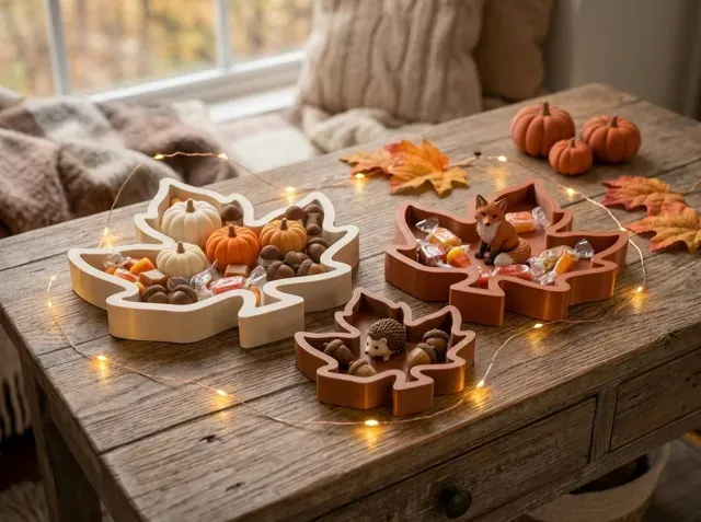 Maple Leaf Tray – 3 Sizes | Autumn Fall Decor — Image 14 of 15
