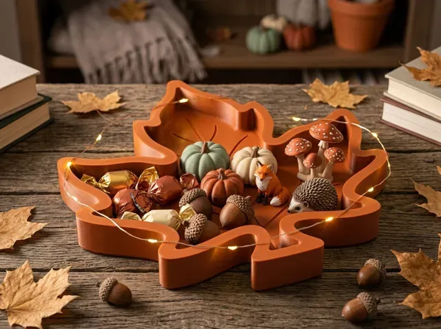 Maple Leaf Tray – 3 Sizes | Autumn Fall Decor — Image 2 of 15