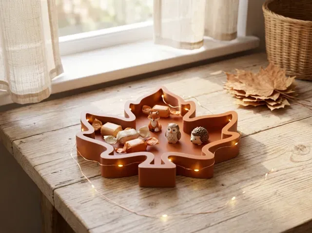 Maple Leaf Tray – 3 Sizes | Autumn Fall Decor — Image 9 of 15