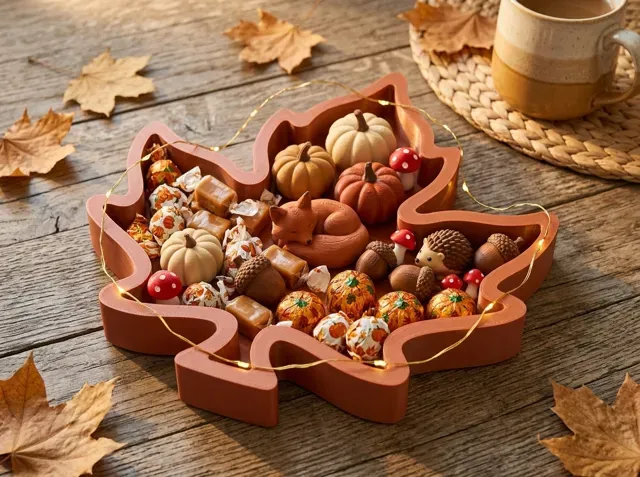 Maple Leaf Tray – 3 Sizes | Autumn Fall Decor — Image 7 of 15