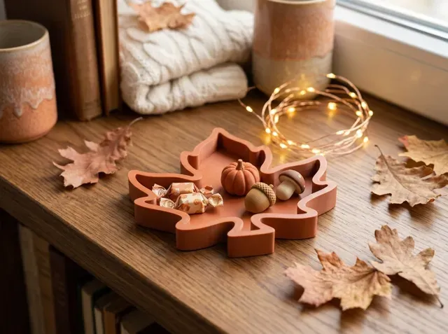 Maple Leaf Tray – 3 Sizes | Autumn Fall Decor — Image 8 of 15