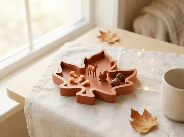 Maple Leaf Tray – 3 Sizes | Autumn Fall Decor — Image 3 of 15