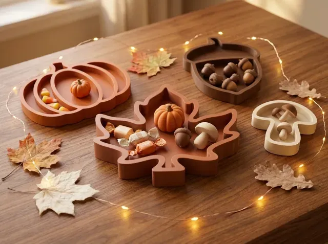 Maple Leaf Tray – 3 Sizes | Autumn Fall Decor — Image 6 of 15