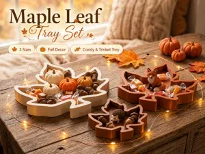Maple Leaf Tray – 3 Sizes | Autumn Fall Decor