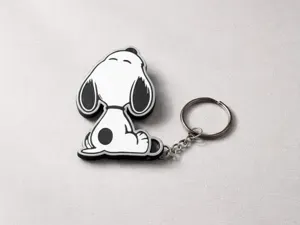 Snoopy-inspired keychain