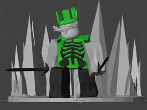 1x1x1x1 Statue (Forsaken)
