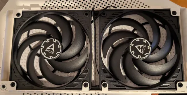 Jonsbo N4 Slim Front Cover with fans — Image 5 of 7