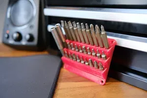 1/4 Inch Hex Shank Bit Holder Wall Mountable