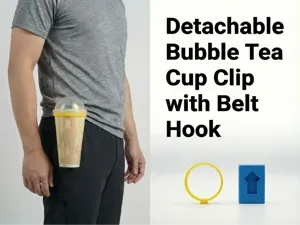 Milk Tea & Coffee Holder–Hands-Free Waist Mount
