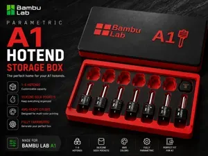 Parametric A1 Hotend Storage Box